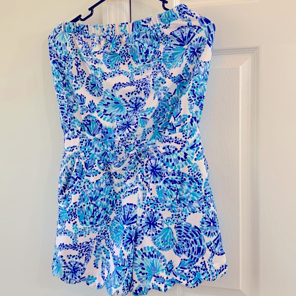 Strapless Lilly Pulitzer romper size S